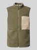 COLUMBIA Gilet met opstaande kraag, model 'Mountain Side' Olijfgroen