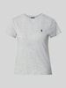 Polo Ralph Lauren Regular fit t-shirt van puur katoen Lichtgrijs