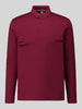 BOSS Green Poloshirt mit Logo-Patch Modell 'Pirol' Bordeaux