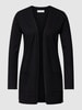 Christian Berg Woman Strickjacke mit offener Vorderseite Black