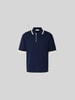 MAISON KITSUNÉ Regular Fit Poloshirt aus Baumwolle Marine