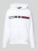 Tommy Hilfiger Bluza z kapturem z wyhaftowanym logo Biały