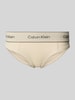 Calvin Klein Underwear Figi z wyhaftowanym logo model ‘Redefined’ Beżowy