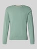 Tom Tailor Regular fit gebreide pullover van zuiver katoen Mintgroen