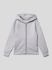 Tom Tailor Sweatjacke mit Kapuze Mittelgrau meliert