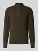 Barbour Troyer aus Wolle mit kurzer Knopfleiste Oliv