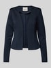 ICHI Regular Fit Blazer mit offener Vorderseite Modell 'KATE' Marine