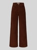 ONLY Wide Leg Cordhose aus Baumwoll-Mix Modell 'HOPE' Camel Melange