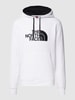 The North Face Hoodie met labelstitching, model 'Drew' Wit