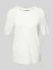Smith and Soul Strickshirt mit Rundhalsausschnitt Weiss