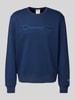 CHAMPION Sweatshirt met labelstitching Marineblauw