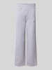 PEGADOR Loose Fit Sweatpants aus Baumwoll-Mix mit Label-Detail Hellgrau Melange