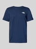 The North Face T-Shirt mit Label-Print Modell 'Simple Dome' Dunkelblau