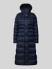 Blauer Usa Daunenmantel mit Kapuze Modell 'ANITA' Dunkelblau