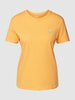 Jake*s Casual T-shirt z wyhaftowanym motywem Apricot