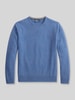 Polo Ralph Lauren Regular Fit Pullover aus reiner Wolle Jeansblau