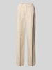 Christian Berg Woman Loose Fit Stoffhose aus Viskose-Leinen-Mix Kitt
