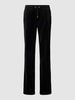 Juicy Couture Straight Fit Sweatpants mit Label-Detail Modell 'TINA' Black