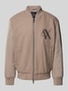 ARMANI EXCHANGE Bomberjack met labelstitching Beige