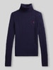 Polo Ralph Lauren Regular Fit Rollkragenpullover aus Woll-Kaschmir-Mix Dunkelblau