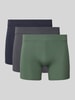 Christian Berg Men Boxershort met elastische band in een set van 3 stuks Donkergroen