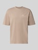 PEGADOR Oversized T-Shirt mit Backprint und Rundhalsausschnitt Taupe