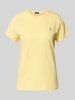 Polo Ralph Lauren T-Shirt mit Label-Stitching GELB