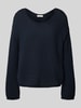Marc O'Polo Comfort Fit Strickpullover aus reiner Baumwolle Marine