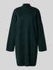 Jake*s Collection Strickkleid aus Viskose-Mix mit Stehkragen Smaragd