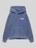 Jack & Jones Hoodie mit Label-Print Modell 'VERMONT' Rauchblau