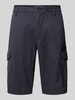 Tom Tailor Regular Fit Cargoshorts aus Baumwoll-Mix Dunkelblau