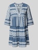 Vero Moda Figurumspielendes Tunikakleid aus reiner Baumwolle Modell 'DICTHE' Blau