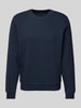 MCNEAL Sweatshirt mit Label-Stitching Dunkelblau