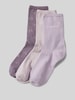 CK Calvin Klein Socken mit Label-Detail inklusive Geschenkbox im 3er-Pack Lila