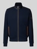 bugatti Sweatjacke mit Stehkragen Marine