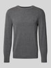 Marc O'Polo Regular Fit Strickpullover aus softem Bauwolle-Schurwolle-Mix Anthrazit