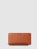 Guess Portemonnee met labeldetail in metallic, model 'KERSTI' Cognac 