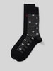 HUGO Socken mit Logo-Stitching im 2er-Pack Black