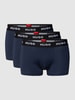 HUGO CLASSIFICATION Trunks mit Label-Details im 3er-Pack Dunkelblau