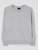 Kabooki Sweatshirt van katoenmix, model 'Skyler' Middengrijs gemêleerd