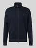 Christian Berg Men Regular Fit Sweatjacke mit Stehkragen Marine