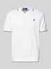 Polo Ralph Lauren Poloshirt mit Logo-Stitching Modell 'JOHNNY' Weiss