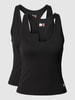 TOMMY HILFIGER Tanktop mit Racerback Modell 'HERITAGE' Black