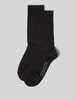 Christian Berg Men Socken mit Label-Print im 2er-Pack Black