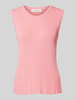 Christian Berg Woman Tanktop in Strick-Optik Pink