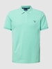 Gant Poloshirt mit Brand-Stitching Modell 'THE SUMMER PIQUE' Mint meliert
