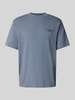 Jack & Jones Premium T-Shirt mit Label-Print Modell 'LACHAD' Rauchblau