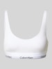 Calvin Klein Underwear Bralette met logostitching Wit