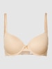 LASCANA Beugelbeha met spaghettibandjes, model 'PERFECT BASICS' Camel