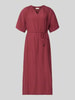s.Oliver RED LABEL Relaxed Fit Freizeitkleid aus Viskose-Mix Bordeaux